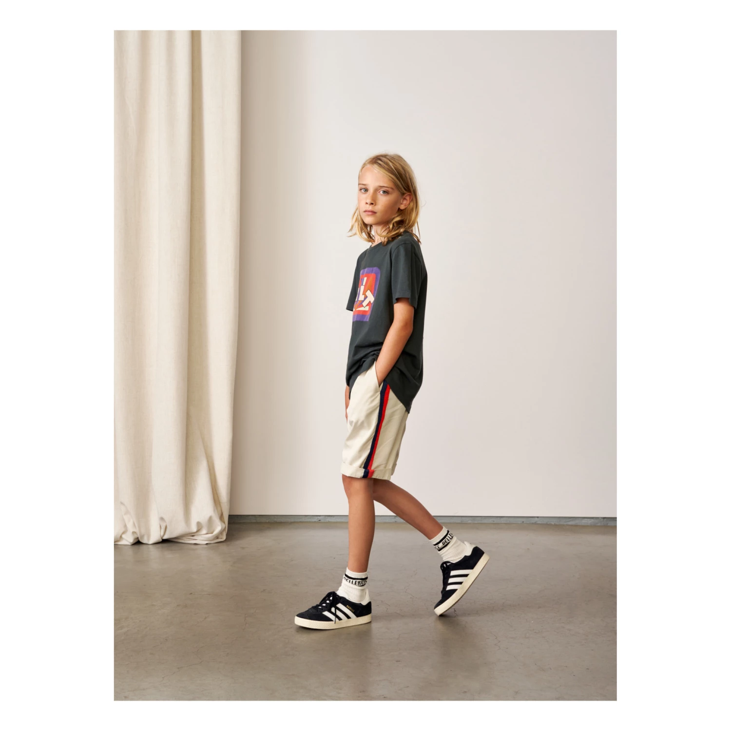 Kenny Sun T-shirt Black Bellerose Fashion Teen, Children 6 Kenny Sun T-shirt Black Bellerose Fashion Teen, Children - Image 6
