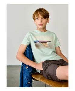 Kenny Surf T-shirt Blue Bellerose Fashion Teen, Children 8 Kenny Surf T-shirt Blue Bellerose Fashion Teen, Children -Bellerose Elegant Shop kenny surf t shirt blue bellerose fashion teen children 2