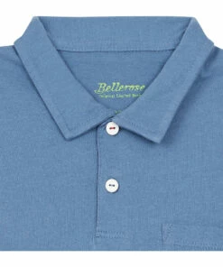 Komi Polo Shirt Grey blue Bellerose Fashion Teen, Children -Bellerose Elegant Shop komi polo shirt grey blue bellerose fashion teen children 5