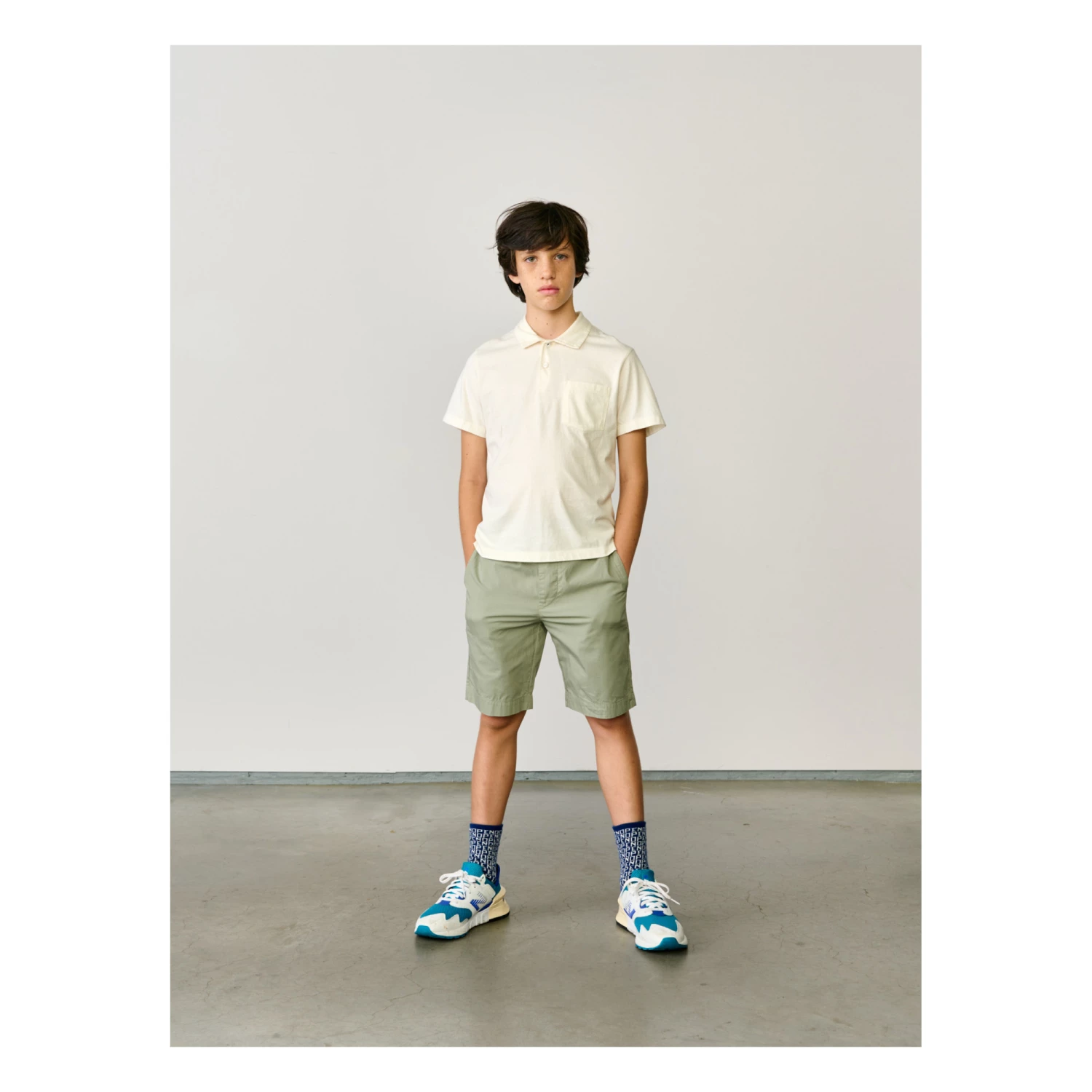 Komi Polo Shirt Off white Bellerose Fashion Teen, Children 2 Komi Polo Shirt Off white Bellerose Fashion Teen, Children - Image 2