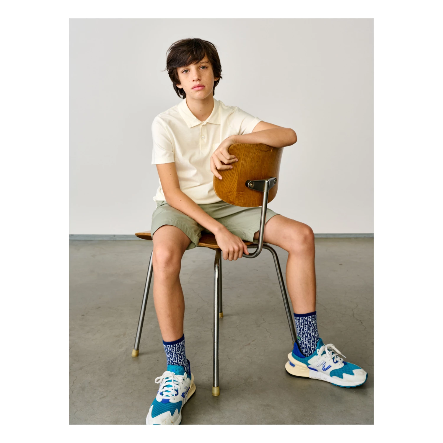 Komi Polo Shirt Off white Bellerose Fashion Teen, Children 4 Komi Polo Shirt Off white Bellerose Fashion Teen, Children - Image 4