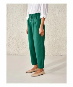 Lilo Trousers - Women’s Collection - Green Bellerose Fashion Adult -Bellerose Elegant Shop lilo trousers women rsquo s collection green bellerose fashion adult 2