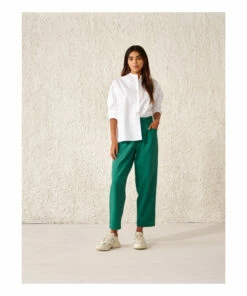 Lilo Trousers - Women’s Collection - Green Bellerose Fashion Adult