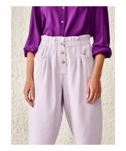Lilo Trousers - Women’s Collection - Lilas Bellerose Fashion Adult -Bellerose Elegant Shop lilo trousers women rsquo s collection lilas bellerose fashion adult 3