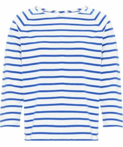 Maow Stripe T-shirt - Women's Collection - Blue Bellerose Fashion Adult