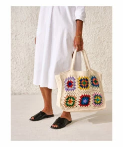 Marbag Crochet Tote - Women’s Collection - Ecru Bellerose Fashion Adult -Bellerose Elegant Shop marbag crochet tote women rsquo s collection ecru bellerose fashion adult 2