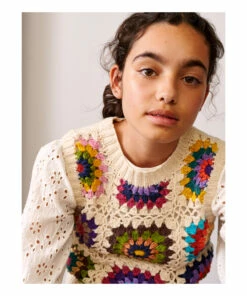 Bellerose Elegant Shop -Bellerose Elegant Shop mardy crochet top ecru bellerose fashion teen children 1