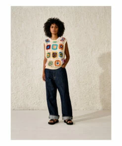 Marose Crochet Jumper - Women’s Collection - Ecru Bellerose Fashion Adult