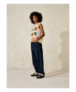 Marose Crochet Jumper - Women’s Collection - Ecru Bellerose Fashion Adult -Bellerose Elegant Shop marose crochet jumper women rsquo s collection ecru bellerose fashion adult 4