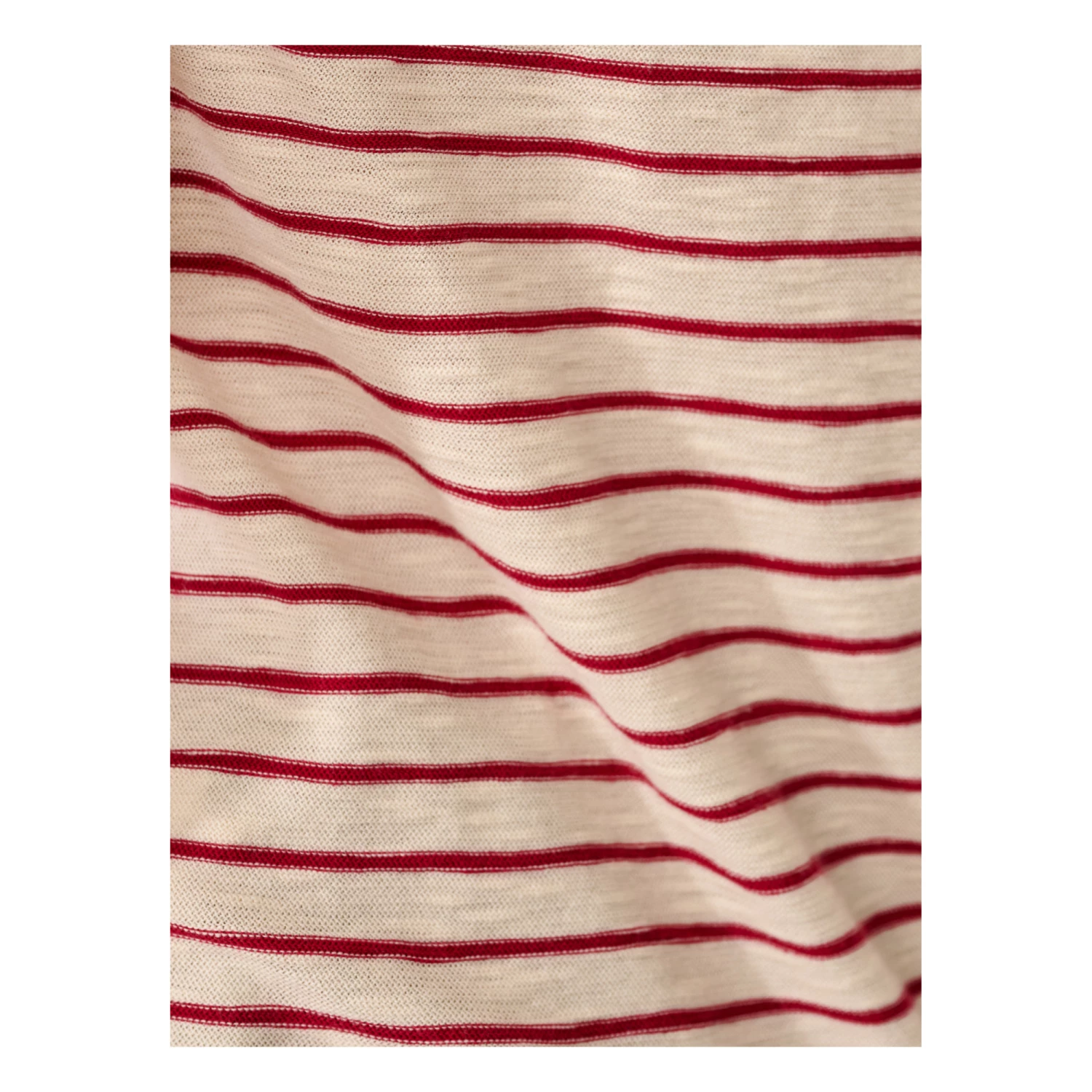 Mias Striped T-shirt - Women’s Collection - Ecru Bellerose Fashion Adult 4 Mias Striped T-shirt - Women’s Collection - Ecru Bellerose Fashion Adult - Image 4