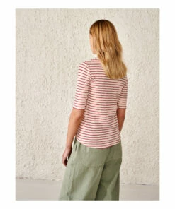 Mias Striped T-shirt - Women’s Collection - Ecru Bellerose Fashion Adult 13 Mias Striped T-shirt - Women’s Collection - Ecru Bellerose Fashion Adult -Bellerose Elegant Shop mias striped t shirt women rsquo s collection ecru bellerose fashion adult 6