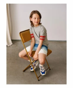 Milow T-shirt Grey Bellerose Fashion Teen, Children -Bellerose Elegant Shop milow t shirt grey bellerose fashion teen children 3