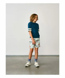 Milow T-shirt Peacock blue Bellerose Fashion Teen, Children -Bellerose Elegant Shop milow t shirt peacock blue bellerose fashion teen children 2