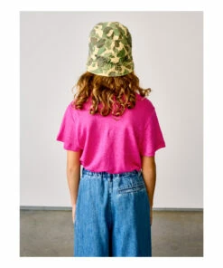 Mio Linen T-shirt Fuchsia Bellerose Fashion Teen, Children 14 Mio Linen T-shirt Fuchsia Bellerose Fashion Teen, Children -Bellerose Elegant Shop mio linen t shirt fuchsia bellerose fashion teen children 5