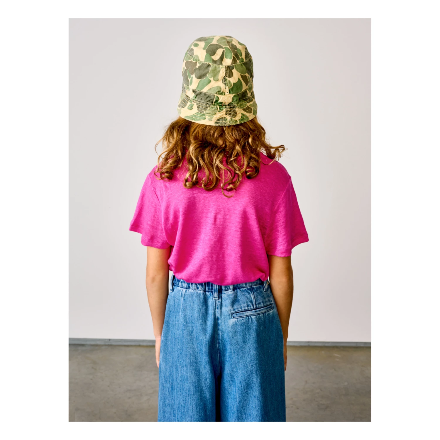 Mio Linen T-shirt Fuchsia Bellerose Fashion Teen, Children 6 Mio Linen T-shirt Fuchsia Bellerose Fashion Teen, Children - Image 6