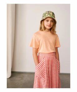 Mio Linen T-shirt Orange Bellerose Fashion Teen, Children -Bellerose Elegant Shop mio linen t shirt orange bellerose fashion teen children 4
