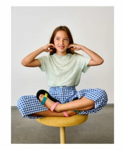 Mio Linen T-shirt Pale blue Bellerose Fashion Teen, Children -Bellerose Elegant Shop mio linen t shirt pale blue bellerose fashion teen children 5