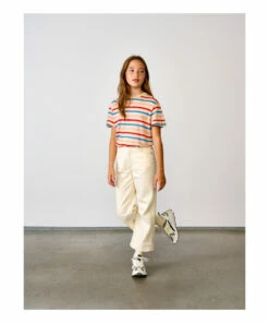 Mio Striped T-shirt Mandarin Bellerose Fashion Teen, Children