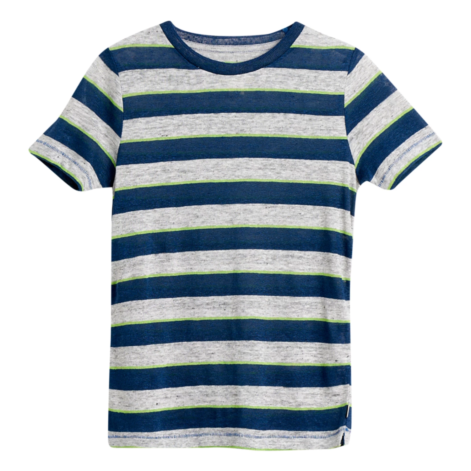 Mogo Striped Linen T-shirt Grey Bellerose Fashion Teen, Children 1 Mogo Striped Linen T-shirt Grey Bellerose Fashion Teen, Children