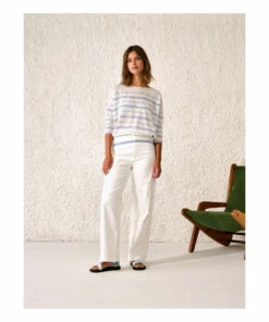 Neep Linen Jumper - Women’s Collection - Ecru Bellerose Fashion Adult
