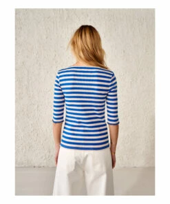 Nibo T-shirt - Women&rsquo;s Collection - Blue Bellerose Fashion Adult -Bellerose Elegant Shop nibo t shirt women rsquo s collection blue bellerose fashion adult 5