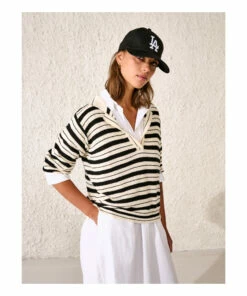 Nyport Jumper - Women’s Collection - Black Bellerose Fashion Adult -Bellerose Elegant Shop nyport jumper women rsquo s collection black bellerose fashion adult 2