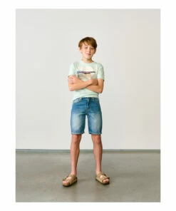 Padro Denim Shorts Denim Bellerose Fashion Teen, Children -Bellerose Elegant Shop padro denim shorts denim bellerose fashion teen children 2