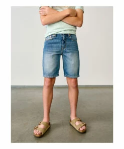 Padro Denim Shorts Denim Bellerose Fashion Teen, Children -Bellerose Elegant Shop padro denim shorts denim bellerose fashion teen children 3