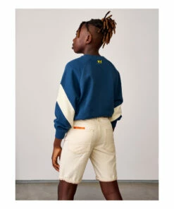 Padro Straight Leg Shorts Ecru Bellerose Fashion Teen, Children -Bellerose Elegant Shop padro straight leg shorts ecru bellerose fashion teen children 5