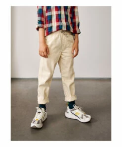 Painter Straight-Leg Trousers Ecru Bellerose Fashion Teen, Children -Bellerose Elegant Shop painter straight leg trousers ecru bellerose fashion teen children 2