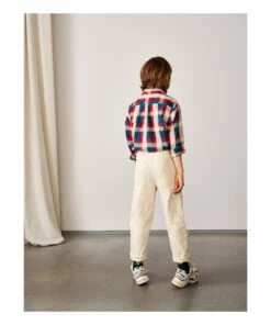 Painter Straight-Leg Trousers Ecru Bellerose Fashion Teen, Children -Bellerose Elegant Shop painter straight leg trousers ecru bellerose fashion teen children 6