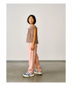 Palms Leopard Print Blouse Brown Bellerose Fashion Teen, Children -Bellerose Elegant Shop palms leopard print blouse brown bellerose fashion teen children 2