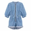 Pardon Denim Playsuit Denim blue Bellerose Fashion Teen, Children