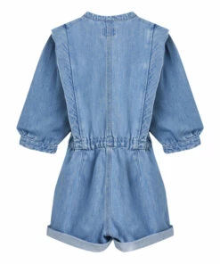Pardon Denim Playsuit Denim blue Bellerose Fashion Teen, Children -Bellerose Elegant Shop pardon denim playsuit denim blue bellerose fashion teen children 7