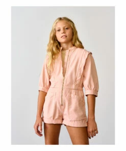 Pardon Playsuit Pale pink Bellerose Fashion Teen, Children -Bellerose Elegant Shop pardon playsuit pale pink bellerose fashion teen children 2