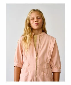Pardon Playsuit Pale pink Bellerose Fashion Teen, Children -Bellerose Elegant Shop pardon playsuit pale pink bellerose fashion teen children 3