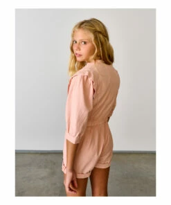 Pardon Playsuit Pale pink Bellerose Fashion Teen, Children -Bellerose Elegant Shop pardon playsuit pale pink bellerose fashion teen children 6