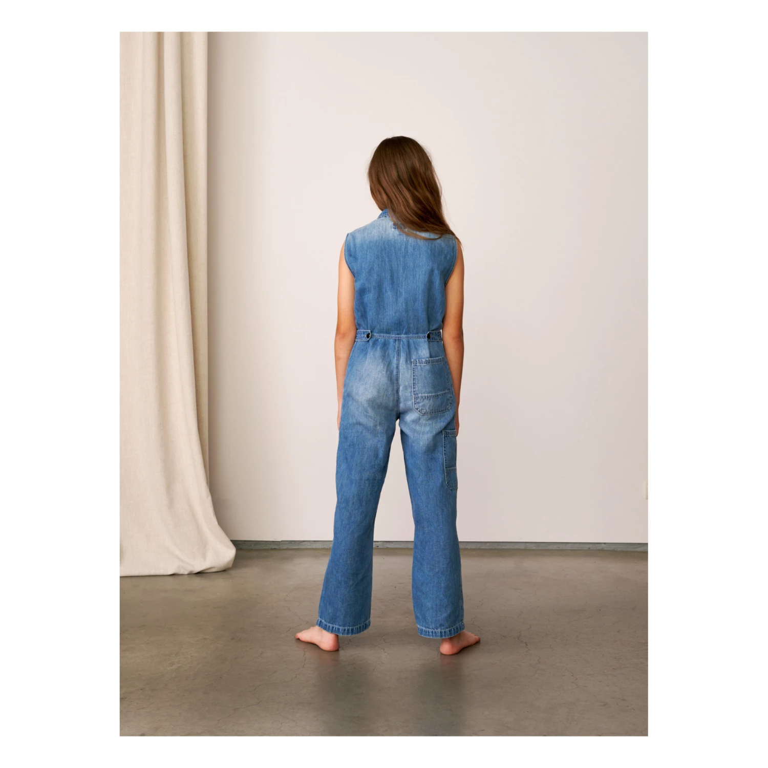 Parole Jumpsuit Denim blue Bellerose Fashion Teen, Children 8 Parole Jumpsuit Denim blue Bellerose Fashion Teen, Children - Image 8