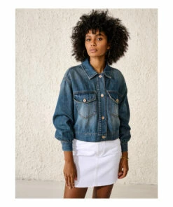 Paulo Denim Jacket - Women’s Collection - Blue Bellerose Fashion Adult 10 Paulo Denim Jacket - Women’s Collection - Blue Bellerose Fashion Adult -Bellerose Elegant Shop paulo denim jacket women rsquo s collection blue bellerose fashion adult 3
