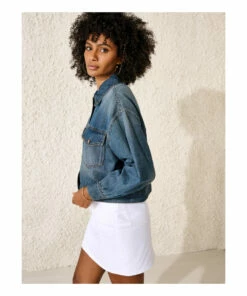 Paulo Denim Jacket - Women’s Collection - Blue Bellerose Fashion Adult 12 Paulo Denim Jacket - Women’s Collection - Blue Bellerose Fashion Adult -Bellerose Elegant Shop paulo denim jacket women rsquo s collection blue bellerose fashion adult 5