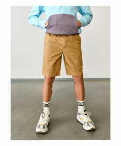 Pawl Chino Shorts Camel Bellerose Fashion Teen, Children -Bellerose Elegant Shop pawl chino shorts camel bellerose fashion teen children 3