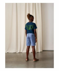 Pawl Chino Shorts Grey blue Bellerose Fashion Teen, Children -Bellerose Elegant Shop pawl chino shorts grey blue bellerose fashion teen children 5