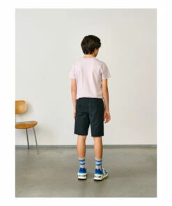 Pawl Chino Shorts Navy blue Bellerose Fashion Teen, Children -Bellerose Elegant Shop pawl chino shorts navy blue bellerose fashion teen children 4