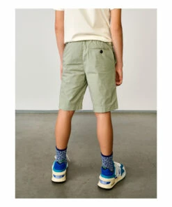 Pawl Chino Shorts Sage Bellerose Fashion Teen, Children -Bellerose Elegant Shop pawl chino shorts sage bellerose fashion teen children 5