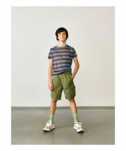 Paz Cargo Shorts Khaki Bellerose Fashion Teen, Children -Bellerose Elegant Shop paz cargo shorts khaki bellerose fashion teen children 3