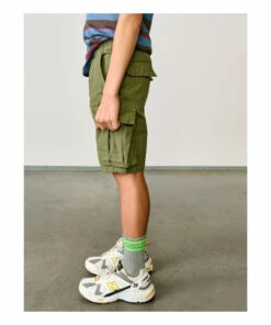 Paz Cargo Shorts Khaki Bellerose Fashion Teen, Children -Bellerose Elegant Shop paz cargo shorts khaki bellerose fashion teen children 5