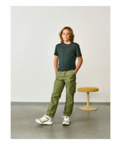 Bellerose Elegant Shop -Bellerose Elegant Shop pazy cargo trousers khaki bellerose fashion teen children 1