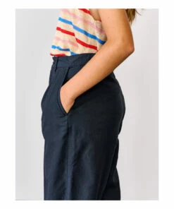 Peace Straight-Leg Trousers Navy blue Bellerose Fashion Teen, Children -Bellerose Elegant Shop peace straight leg trousers navy blue bellerose fashion teen children 5