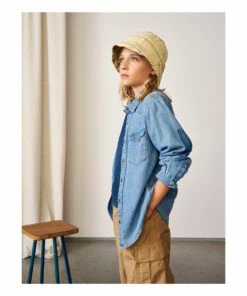Peio Shirt Light Blue Bellerose Fashion Teen, Children 12 Peio Shirt Light Blue Bellerose Fashion Teen, Children -Bellerose Elegant Shop peio shirt light blue bellerose fashion teen children 3