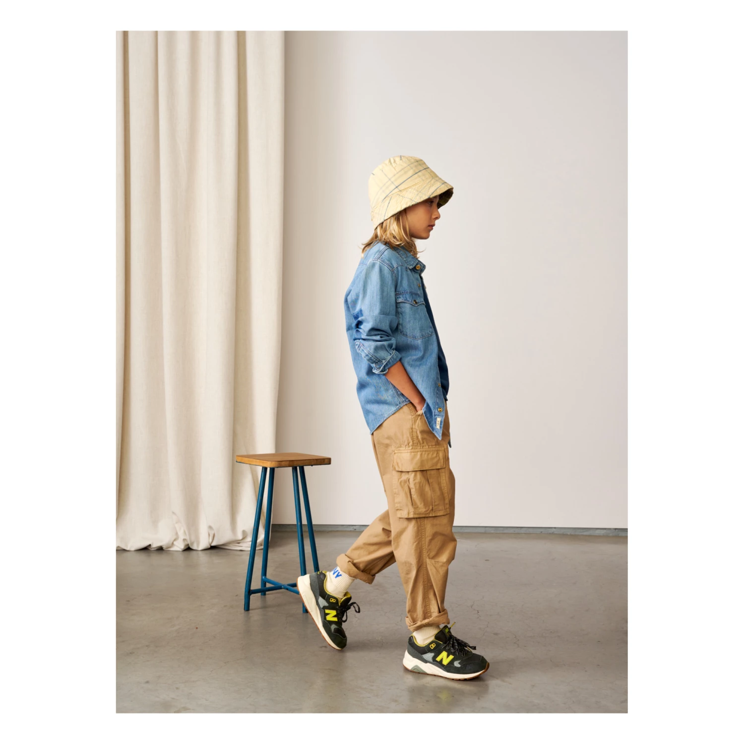 Peio Shirt Light Blue Bellerose Fashion Teen, Children 5 Peio Shirt Light Blue Bellerose Fashion Teen, Children - Image 5